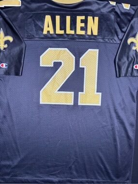 New Orleans Saints Eric Allen Champion Football Jersey Size: 52